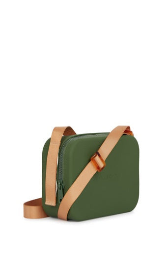 Classic Set-Hunter Green Solid with Tan Skinny Sling / Brown Tortoise Adjuster