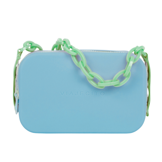 Classic Short Chain Set - Smoke Blue with Matcha Chain