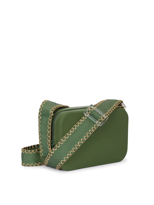 Blanket Stitch Classic Set- Hunter Green with Tan Stitching