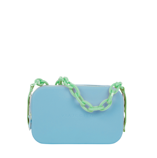 Classic Short Chain Set - Smoke Blue with Matcha Chain